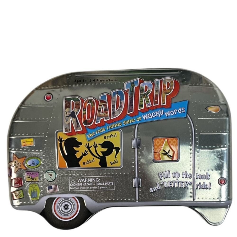 Daddy-O 2010 Road Trip Family Game Travel Themed Excellent Condition Fun Tin Van